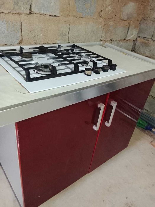 Газ плита +шкаф Акриловый большой