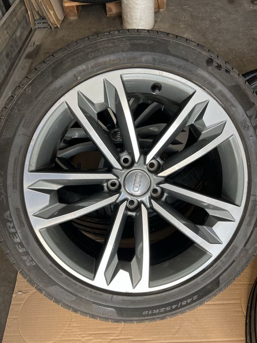 Vand jante audi cu anvelope de vara 245 45 R18 dot 2024