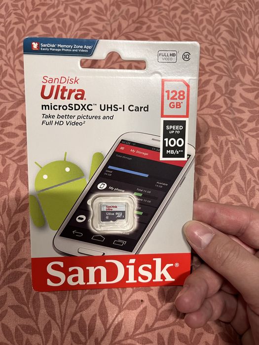 Карта памяти SanDisk 128