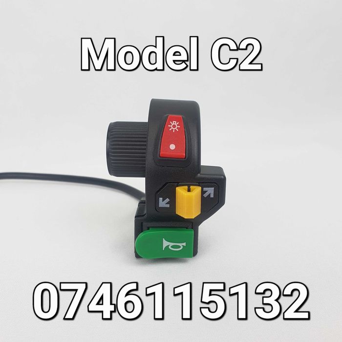 Atv-Motocicleta-Universal-Comutator Lumini-Intrerupator-Bloc-Buton- C2