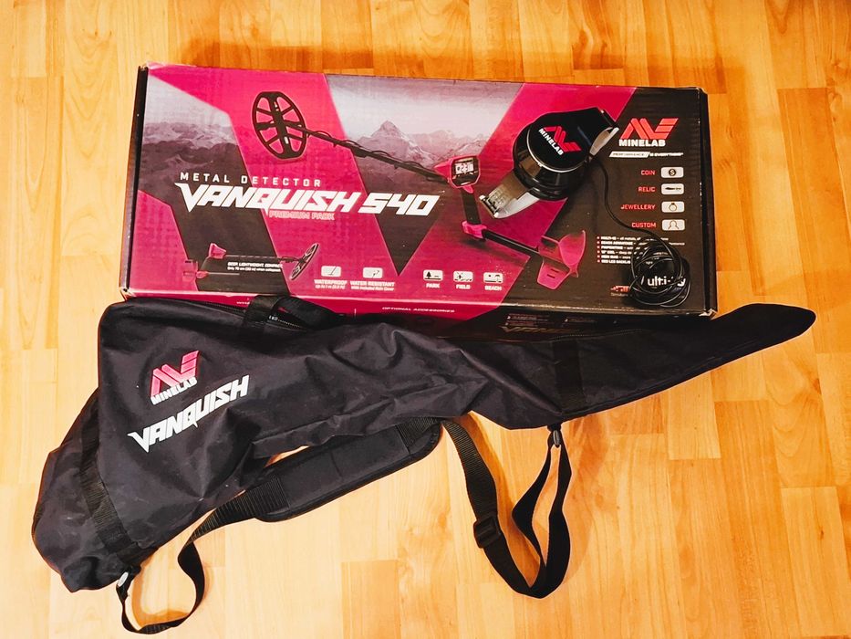 Detector de metale Minelab Vanquish 540, multifrecventa, MULTI-IQ