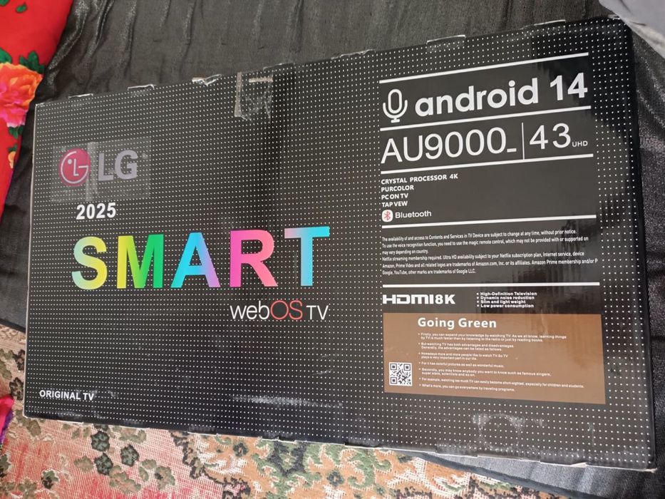 LG smart tv yangi ochilmagan