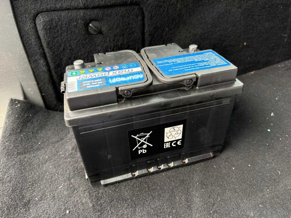 Baterie auto Acuprofi 75Ah 720A, garanție până 01/2027, ca noua