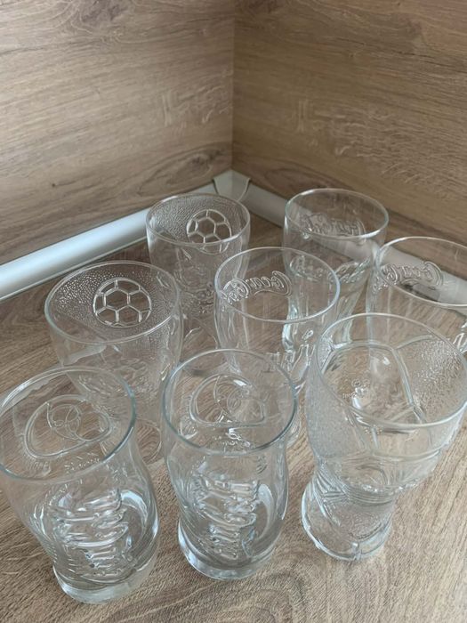 Стъклени чаши Coca Cola