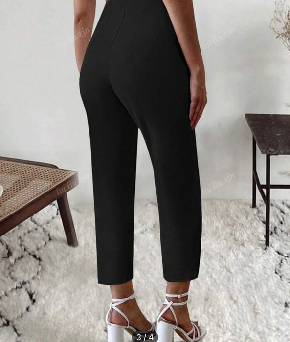 Черен дамски панталон Shein