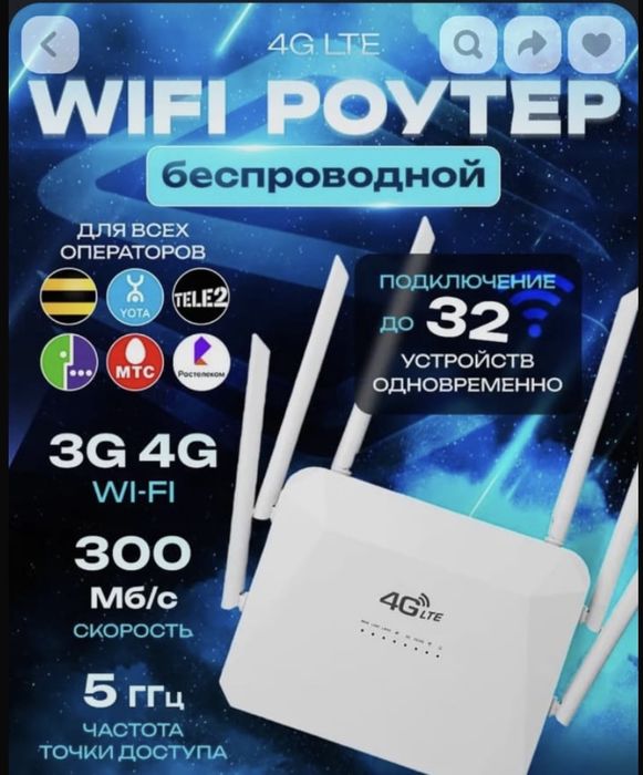 Роутер для дома , раздача интернета