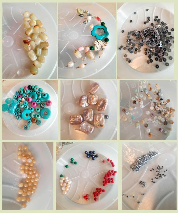 Lot handmade Swarovski Preciosa cercei argint Toho si semipretioase