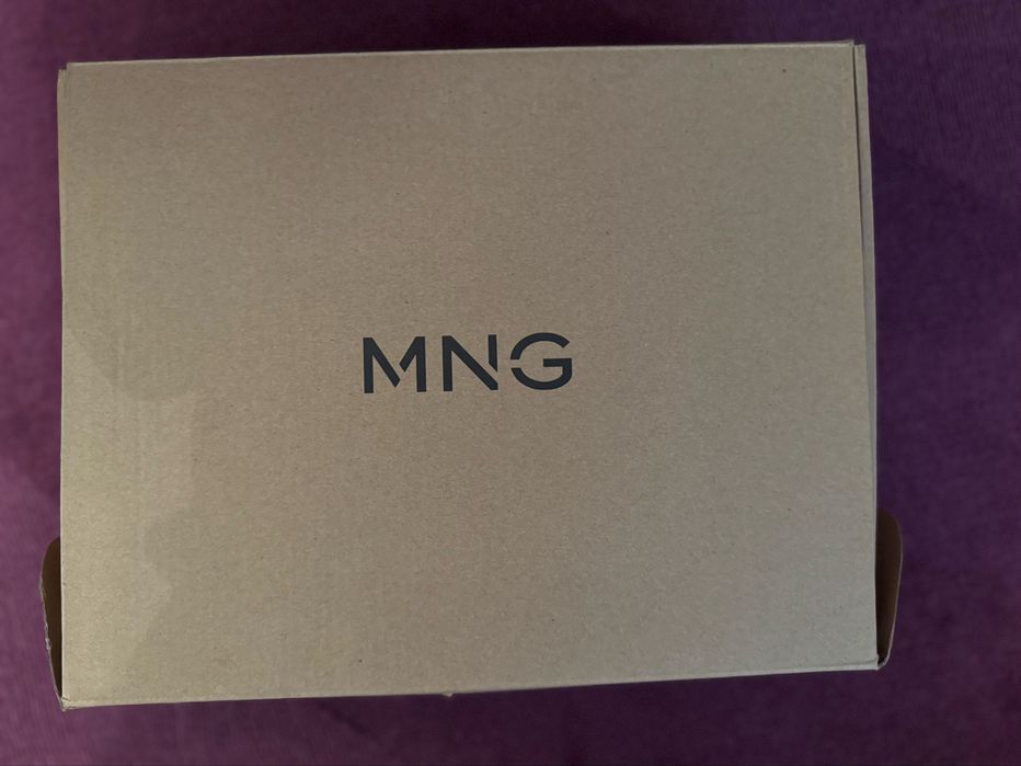 Botine Mango bordo 38 cu toc kitten - noi