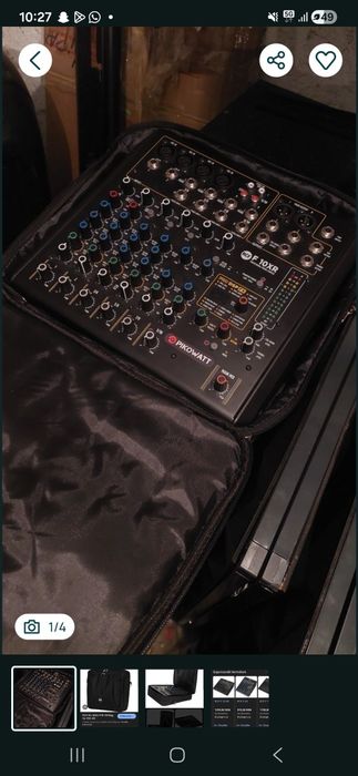 Rcf F10 x mixer cu geanta