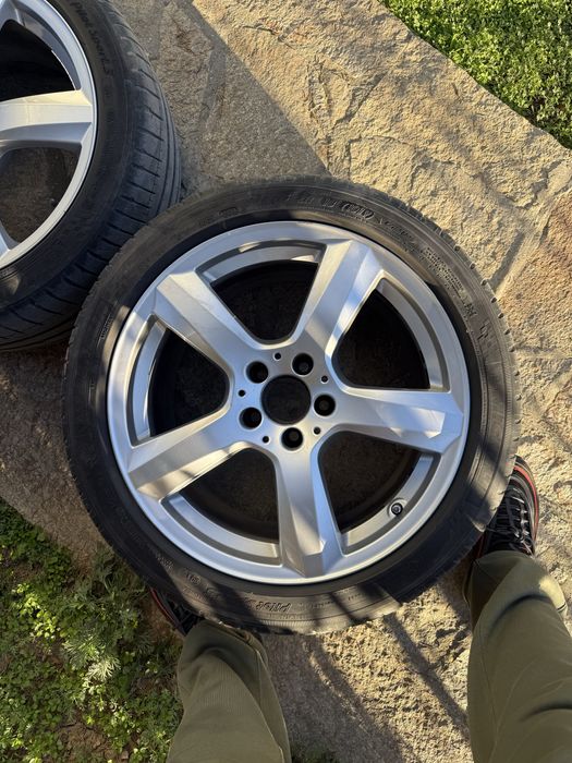 4 броя 18’’ оригинални джанти спорт пакет + летни гуми за мерцедес