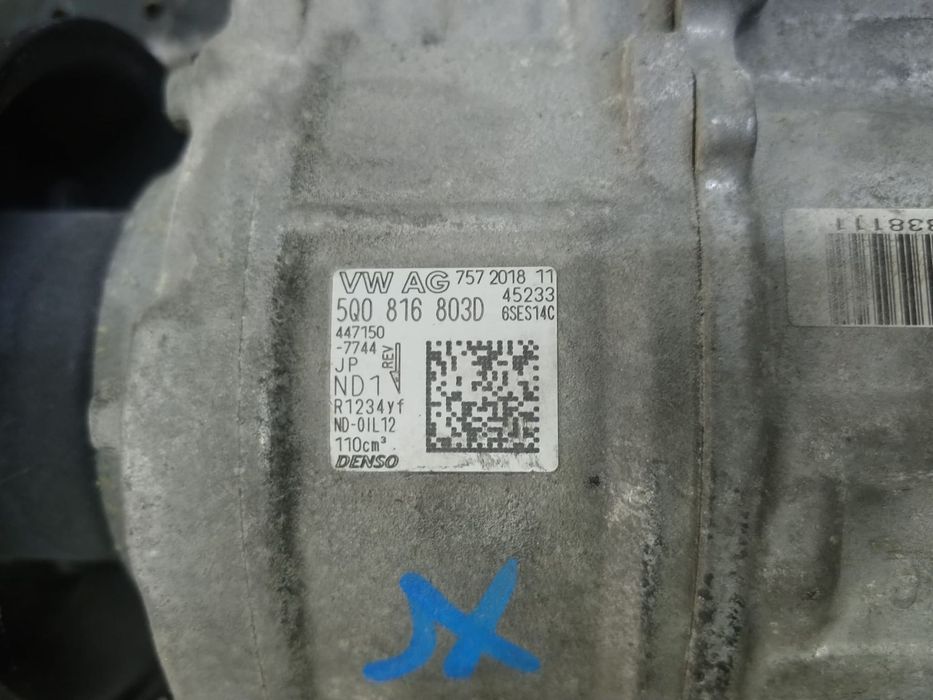 compresor clima ac 2.0 tdi vw golf 7 5q0816803d  447150-7744