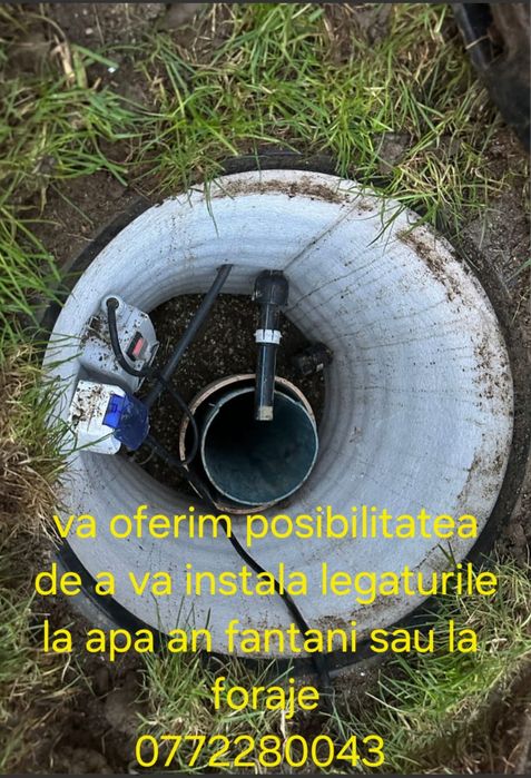 Executam foraje puturi de mica și mare adâncime