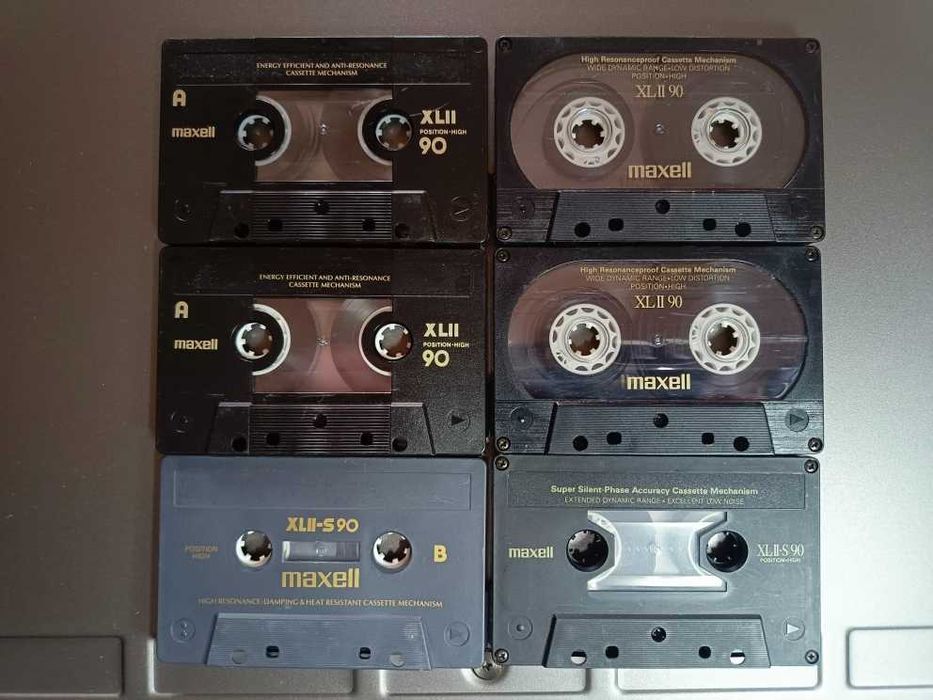 Аудио кассеты тип II TDK и MAXELL. Разные.