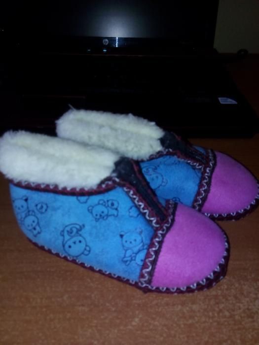 Нови топли детски пантофки