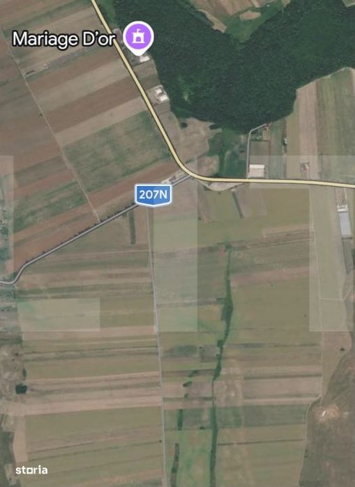 Teren extravilan, 5000 mp, cu 20 ml deschidere - Cristesti