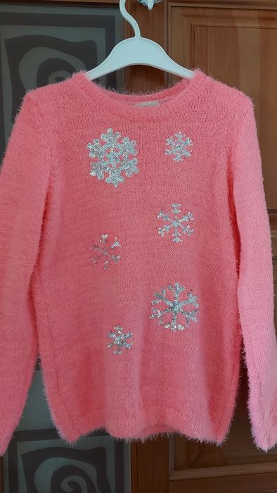 Детская кофта . Травка. Размер 152-156.