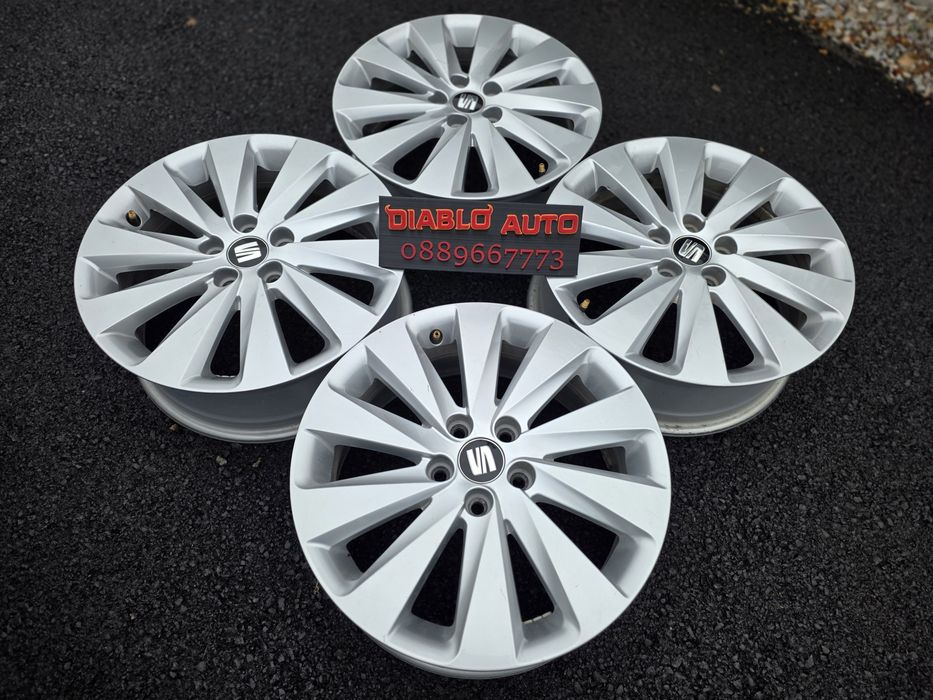 Джанти оригинални 16 5х100 6J ET45 Seat,VW,Skoda