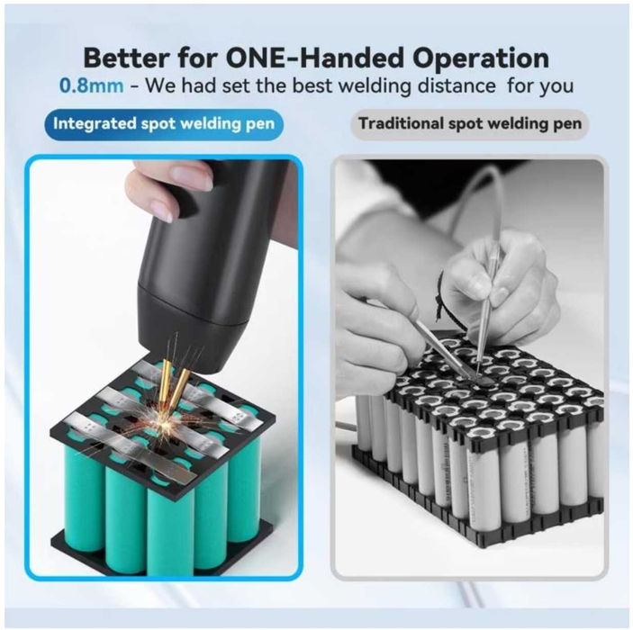 Преносим апарат за точково заваряване на батерии H1 AWithZ