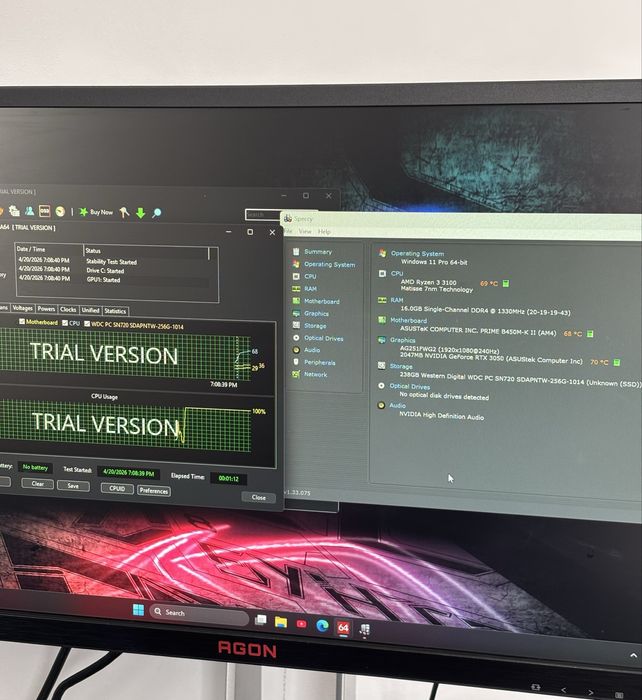 Unitate PC Gaming Ryzen 3, Nvidia RTX 3050