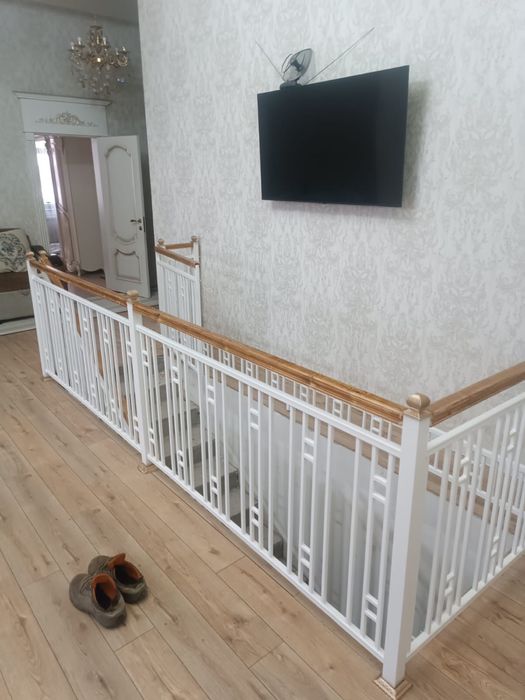 Перила кованые и в стиле лофт на лестницы