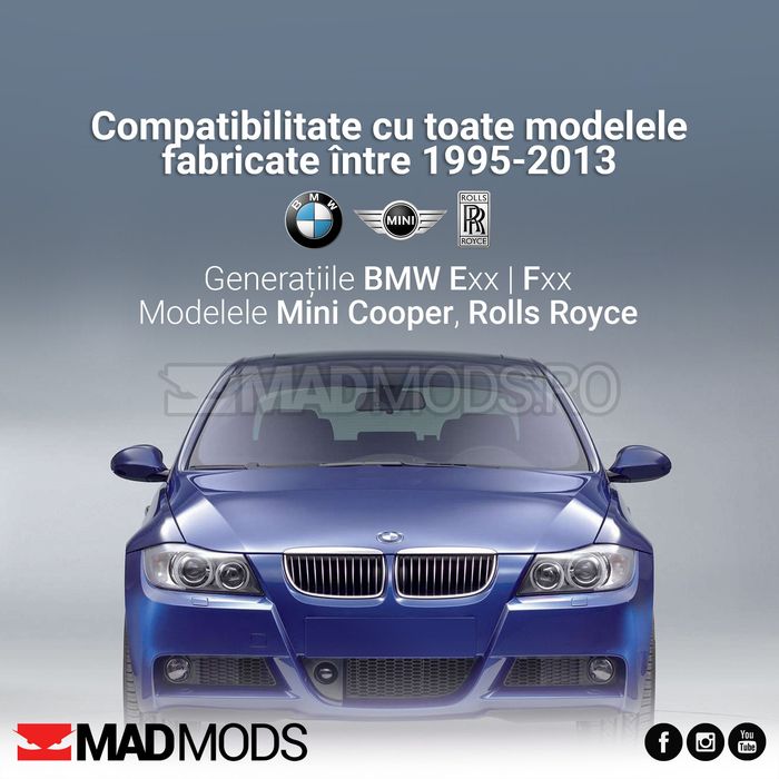 Cablu diagnoza OBD K-DCAN BMW seriile Exx, Fxx, 1995-2013