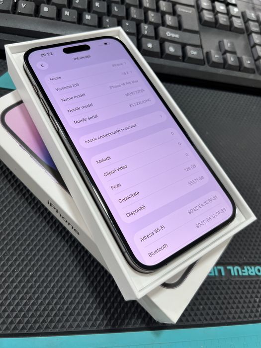 iPhone 14 Pro Max 128GB Purple 10/10 11 12 13 15 Plus Samsung