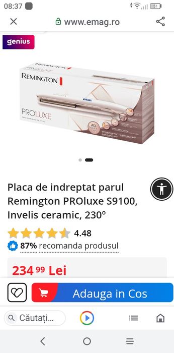 Placă păr Remington Nouă !