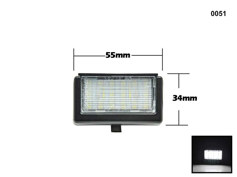 Mercedes ML GL W164 X164 LED Диодни Плафони Заден Номер Светлини МЛ ГЛ