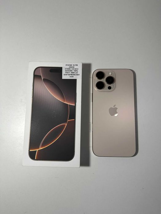 Apple iPhone 16 Pro Max, Garantie, Baterie 99%