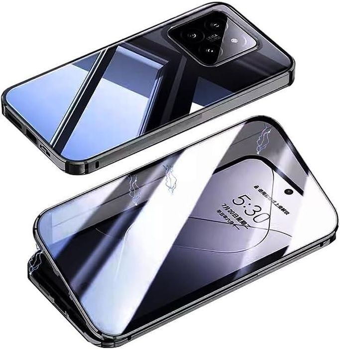 Двоен Магнитен Кейс за Xiaomi 14 със защита на камерите