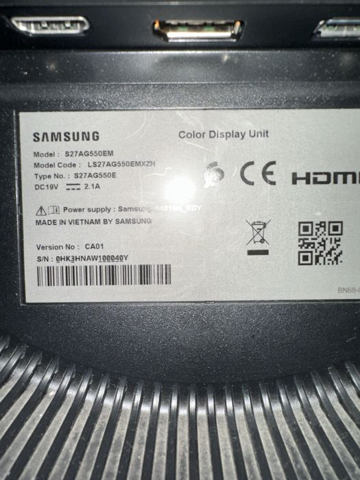 Игровой монитор samsung g5 2k 144гц