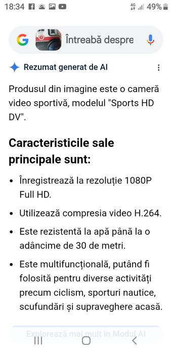 Camera Sports  HD Dv fulHD