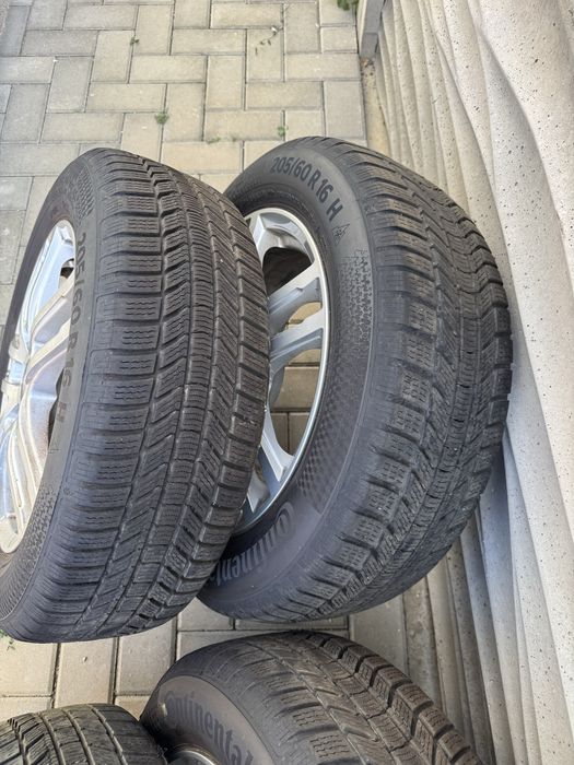 Jante aliaj  Ford Focus MK4 16 cu cauciucuri M+S Continental