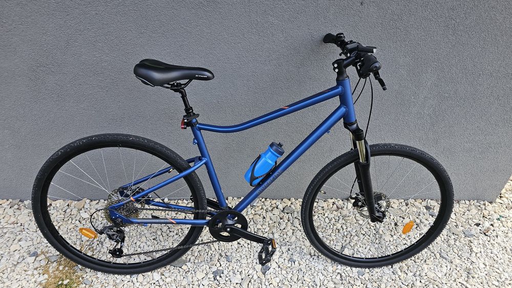 Bicicletă polivalentă Riverside 500 albastru