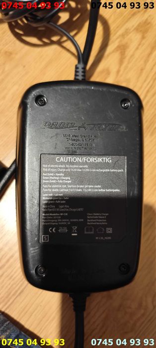 Radio Flyer RFL60 14.4V 8.8A Baterie Tesla incarcator nu stiu starea