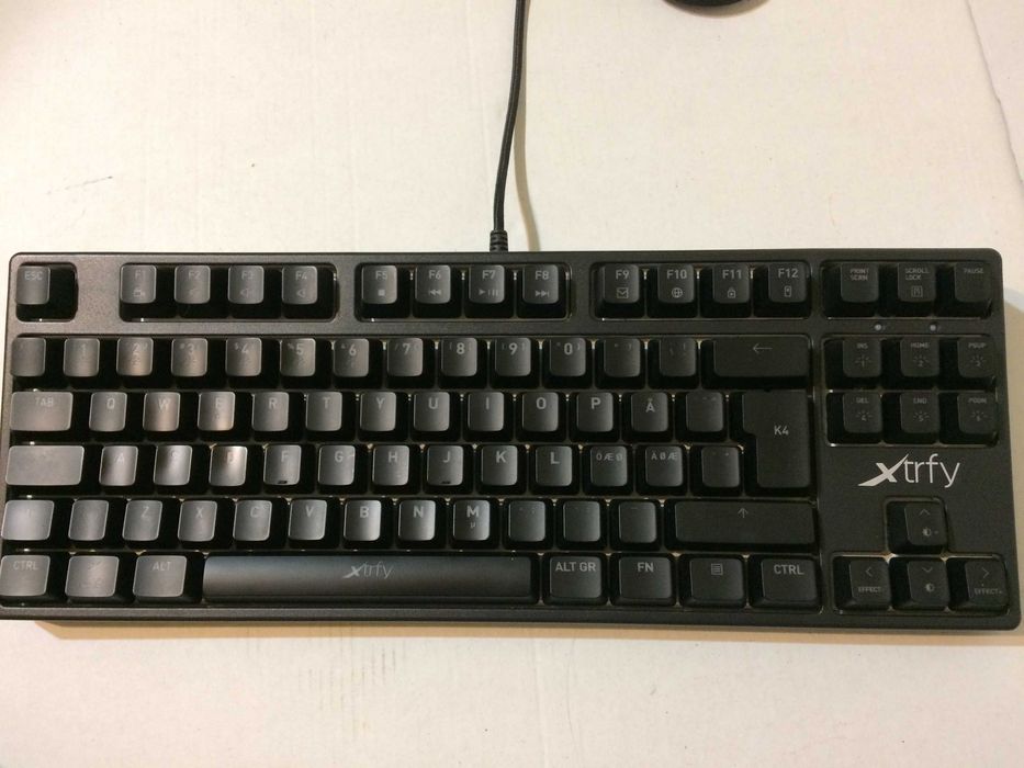 XTRFY-gaming:tastatura mecanica K4 TKL RGB+mouse M3 HeatoN Edition