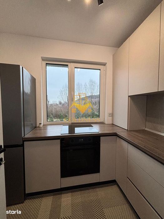 2 camere open space, Modern, Parcare, Zona Abatorului, Oncos, Floresti