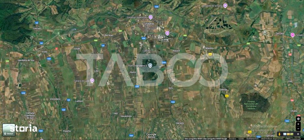 Platforma chimica Fagaras 48 hectare intravilan oportunitate unica