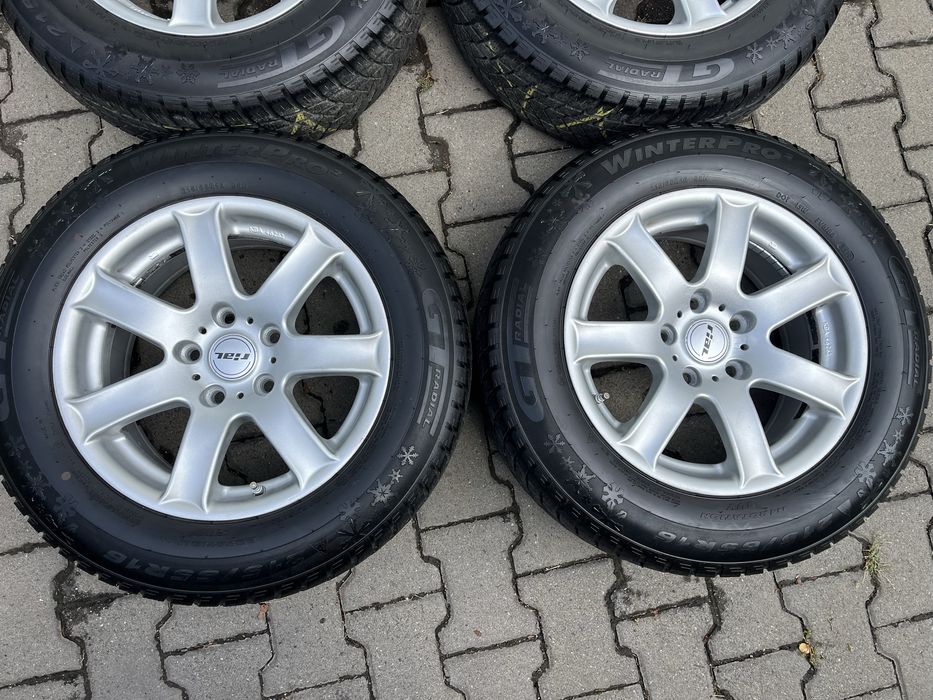 Jante aliaj 5x120mm, anvelope iarna 215/65 R16, VW T5, T6, Caravelle
