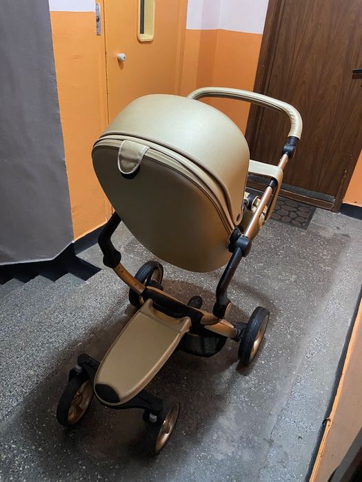 Детска количка MimaXari златна