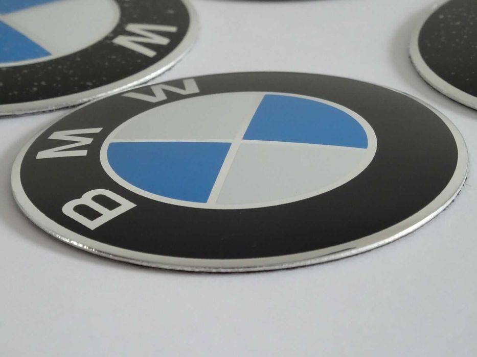 Стикери за БМВ 56мм и 65мм Алуминиеви за джанти и емблеми