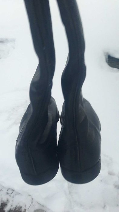 Хромовые сапоги советские