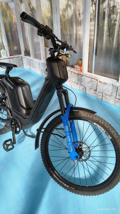 Vând e-bike NIU AERO – Full Suspension, motor 250W, baterie nouă celule LG MH1 (48V, 19.2Ah)