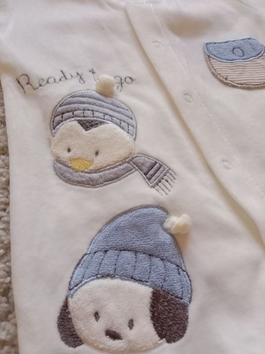 Детский флисовый слип Новорожденный Турция