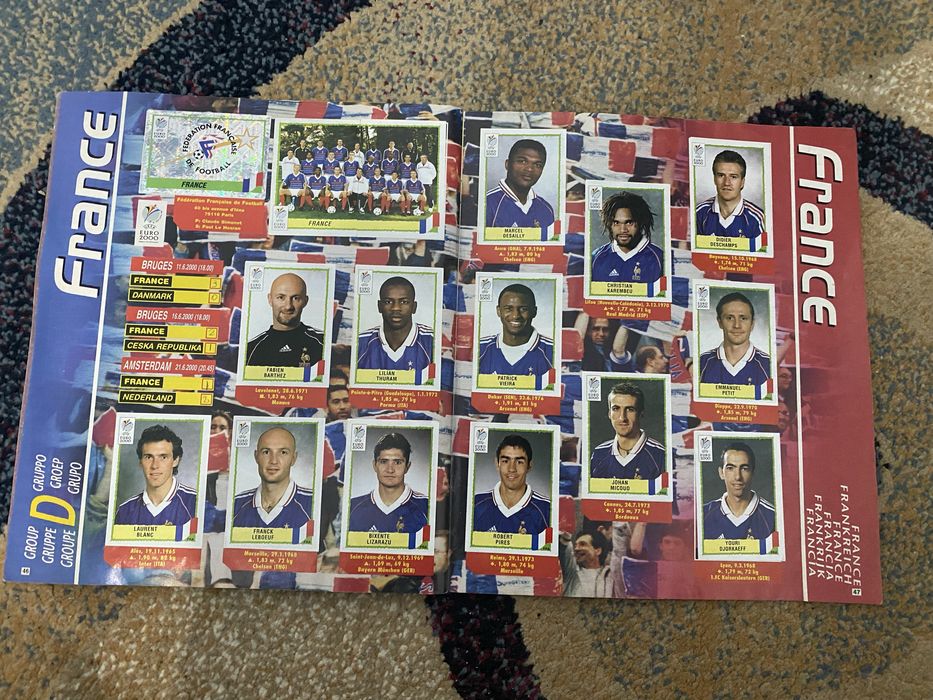 Panini Euro 2000. 100% Completed Sticker Album. Superb!!
