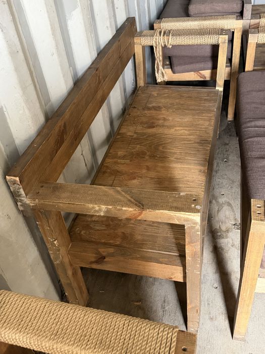 Лавка деревянная