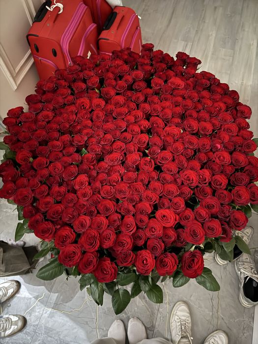 Цветы розы 300-505 примерно