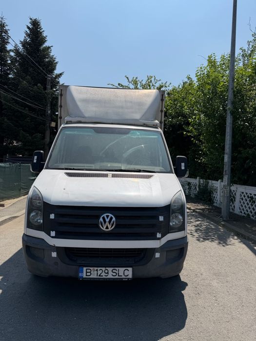 Volkswagen Crafter Prelata 2.0 TDI 136 CP Euro 5 – 2016 – 230.000 km – Proprietar unic de noua