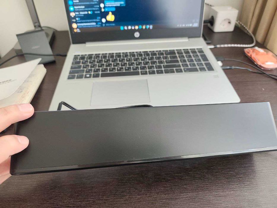 Акустична система Genius SoundBar 100 – USB, 6W, много добро състояние