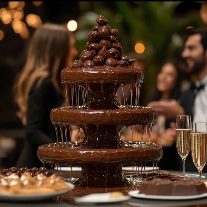 Шоколадний фонтан Shokolad favvorasi